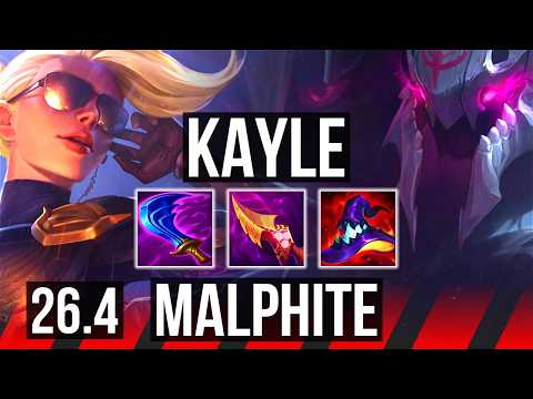 KAYLE vs MALPHITE (TOP) | EUW Master | 26.4