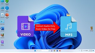 How to Extract Audio Only from Video for Free in Windows PC