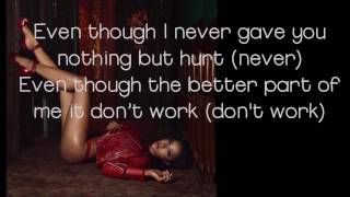 Tinashe - Flame (lyrics on screen)