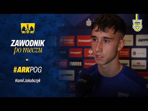 ARKA GDYNIA - POGOŃ SZCZECIN 2:1. ZAWODNIK PO MECZU