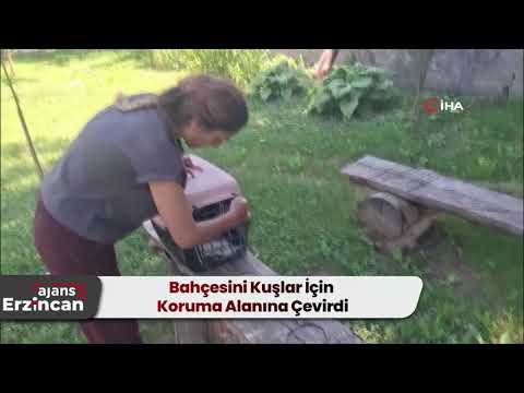 Bahçesini Kuşlar İçin Koruma Alanına Çevirdi