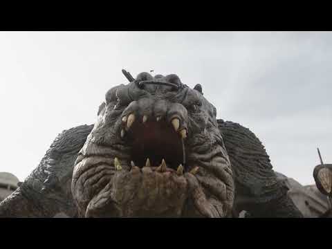 The Book of Boba Fett - Mandalorian - Boba Fett Rides the Rancor - Show Clip HD (1080P)