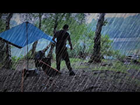 3 Days Solo Wild Camping in Heavy Rain
