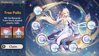 TOTAL FREE PULLS FOR F2P PLAYERS IN 6.6 FOR NICOLE OR LOHEN (It's bad...) - Genshin Impact