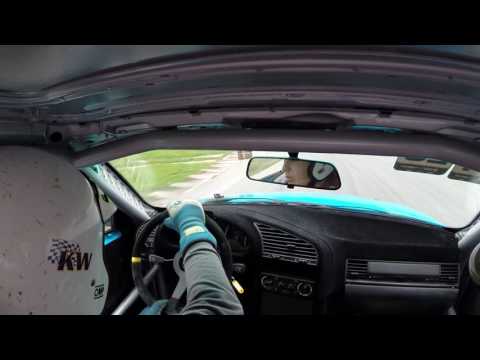 Paweł Krakowski BMW E36 325i Kielce Classicauto 03.05.2017 best lap 02:07.93