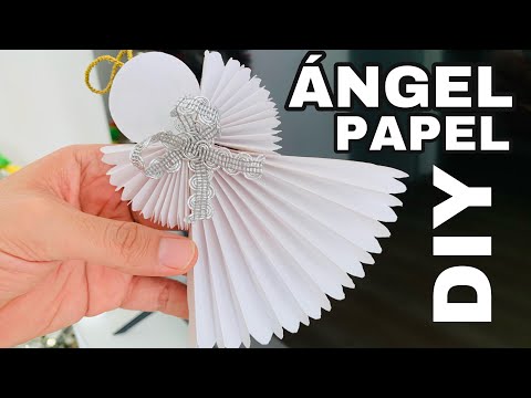 HOW TO MAKE A PAPER ANGEL FOR CHRISTMAS QUICKLY AND EASILY/ EASY CHRISTMAS DECORATIONS/ DIY CHRIS...