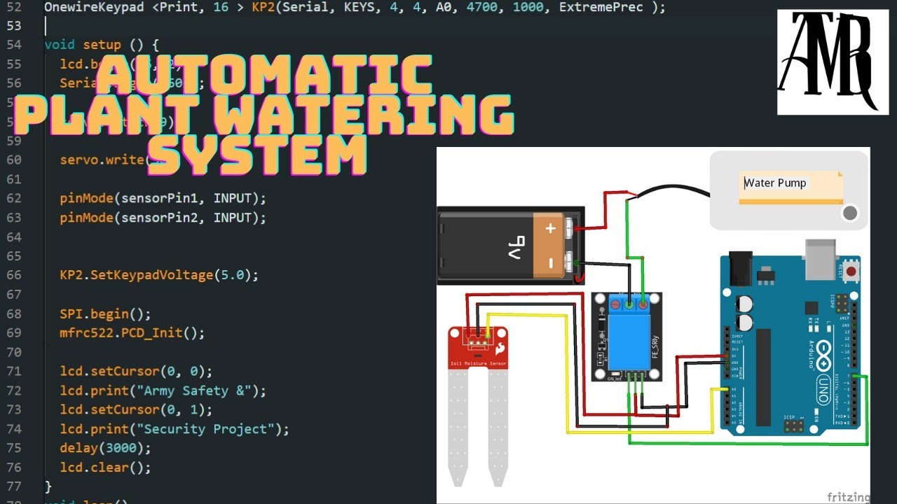 Automatic plant watering system using #arduino || introduction to #arduinoprogramming @M-BART