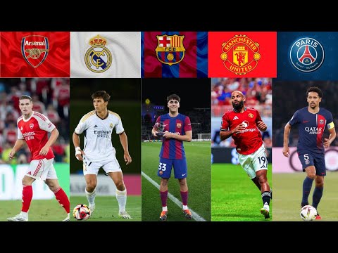 Music Football Club Challenge 🔥 | Real Madrid vs Barça vs Man United vs Liverpool vs Arsenal 💥