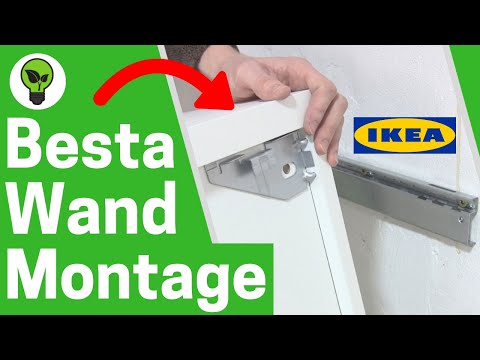 IKEA Besta wall mounting ✅ ULTIMATE GUIDE: How to hang a TV stand & cabinet with rail on the wall?