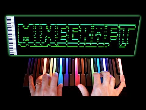 Drawing the Minecraft Logo with a Piano (Live MIDI Art)