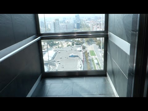 100th Video Special: Amazing ThyssenKrupp High Speed Glass Traction Elevators at Princess Hotel