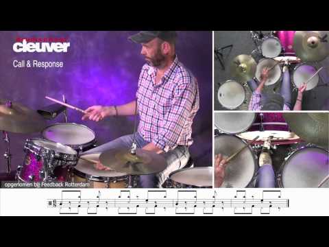 4 way coordination Afro-Cubaans, video 2: Call & Response. Drumschool Cleuver, Slagwerkkrant 170