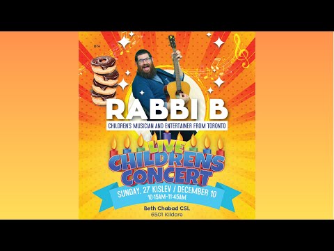 Rabbi B Live: Chanukah Concert