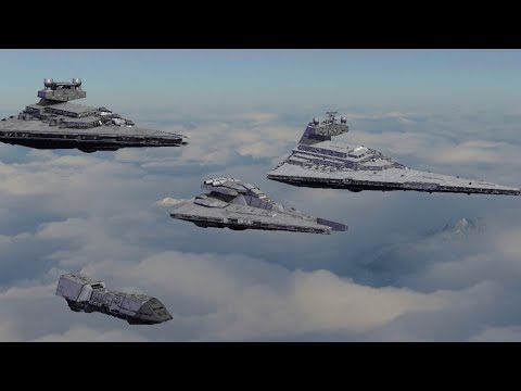 Empire vs Hutt vs Rebels - Star Wars: Empire At War Remake NPC Space Battle
