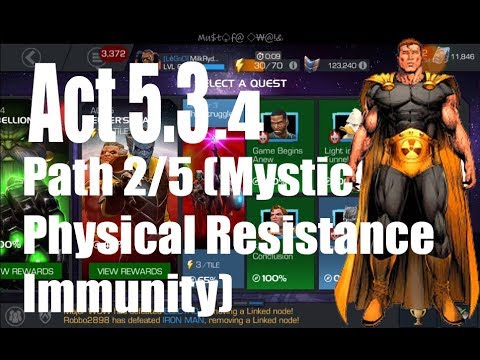 Act 5.3.4 Path 2/5 (Mystic/Physical Resistance/Immunity)- Marvel Contest of Champions