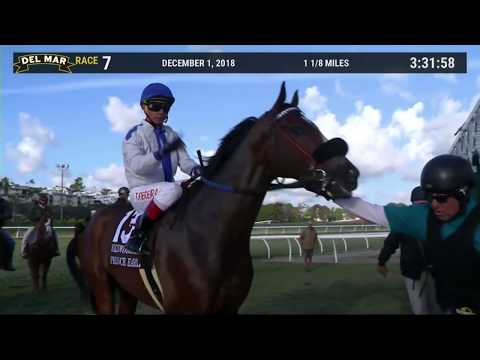 Raging Bull (FR) Wins Race 7 the Hollywood Derby (Grade I) at Del Mar 12/1/18