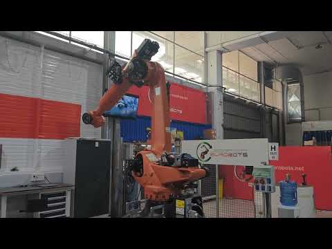 Kuka industrial robot KR210 R3100-2 at Eurobots