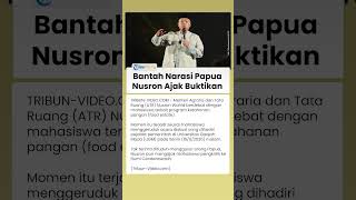 Pernyataan Tegas Nusron: Mahasiswa Pengkritik Diajak Lihat Kondisi Papua Secara Langsung