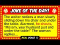 🤣 BEST JOKE OF THE DAY! - A man and a woman are having dinner at a very fine... | Funny Jokes