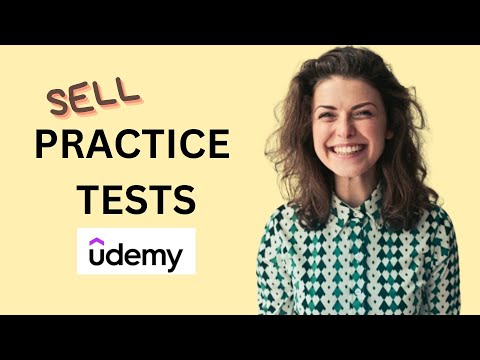 How to Create Practice Tests on Udemy to Sell | No videos to create!