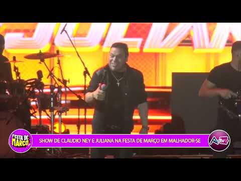 SHOW DE CLAUDIO NEY E JULIANA NA FESTA DE MARÇO EM MALHADOR