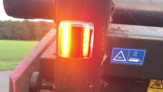 LED prenosná bezdrôtová magnetická súprava zadných svetiel