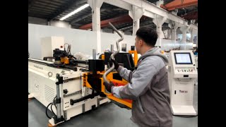 6 Axis Electric Exhaust Tube Pipe Bending 65CNC 6A 3S