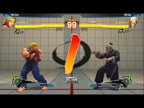 RZR Xian (Gen) vs NGL Chris (Ken) - Evo 2014 USF4