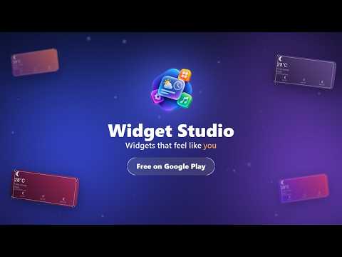 Widget Studio: Custom Widgets video thumbnail