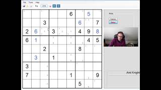 Man Versus "No Knight's Move" Sudoku