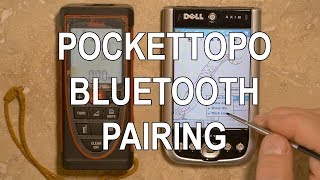 PocketTopo - Bluetooth Pairing with a Disto-X2 (Part 2 of 7)