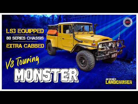 Started life as a BJ42, now it's a LS3 V8 equipped MONSTER - Mr Landcruiser