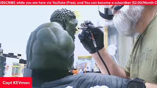 Airbrushing The Incredible HULK 1
