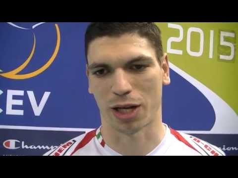 Marko Podrascanin after Paris Volley vs. Cucine Lube Treia match