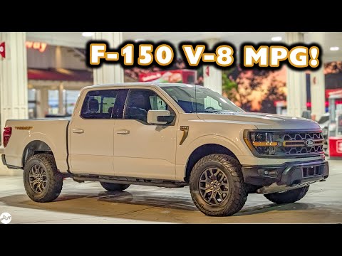 Finally, the V-8! – 2025 Ford F-150 5.0 Tremor | MPG Test | Real-world Highway Fuel Economy & Range