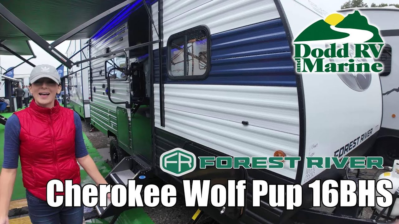 A photo of this 2026 Forest River Rv Cherokee Wolf Pup Black Label 16BHSBL