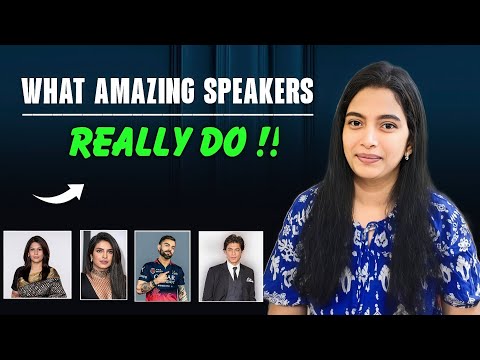 This is what  amazing speakers do to sound fluent and confident !! 
