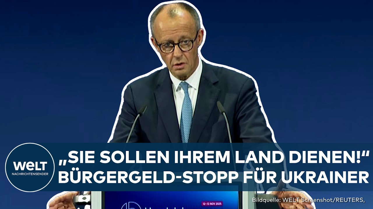 BUNDESTAG: Bürgergeld-Stopp für ukrainische Flüchtlinge! Merz betont: "Sie sollen ihrem Land dienen"