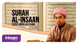 Download lagu Ustaz Abdullah Fahmi • Surah al-Insaan | سورة الإنسان mp3 Download lagu Ustaz Abdullah Fahmi • Surah al-Insaan | سورة الإنسان mp3