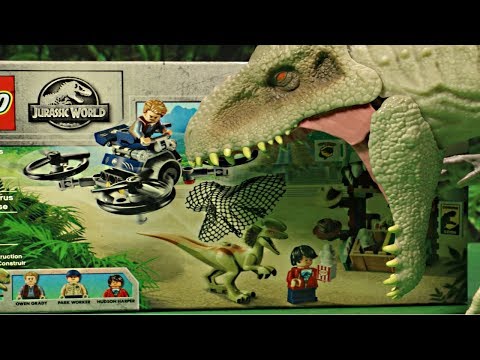 INDOMINUS REX EAT DILOPHOSAURUS! Lego Jurassic World Dilophosaurus On The loose 75934  Stop-Motion