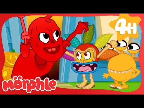 Scary Halloween Monsters' Candy Game | Morphle's Family | My Magic Pet Morphle | Kids Cartoons