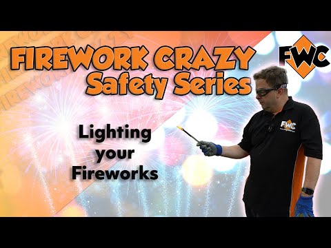 Firework Safety | Techniques and tools for lighting your fireworks. @fireworkcrazy