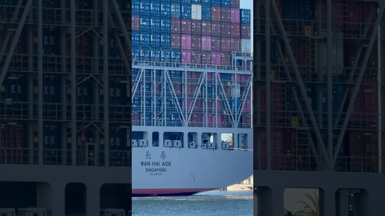 WAN HAI A06 Port of Los Angeles Arrival