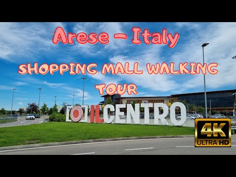 SHOPPING MALL WALKING TOUR ITALY. IL CENTRO. Centro commerciale ad Arese.