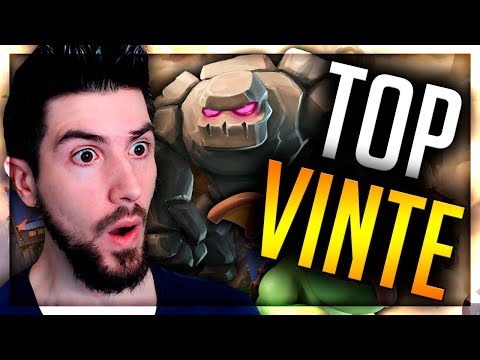 CHEGUEI NO TOP 20 DO CLASH ROYALE USANDO GOLEM!