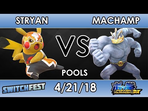 Switchfest - EM | SuperTurboRyan (Pika Libre) VS Couch (Machamp) - Pokken DX - Pools