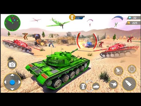 MULTI ROBOT TRANSFORMATION AND AIR BATTLE WITH JET FIGHTERS  Gameplay - Android/iOS.