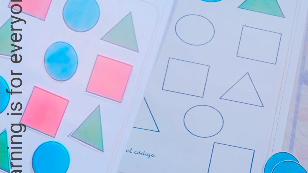 Match the same shapes /Shape sorting activity