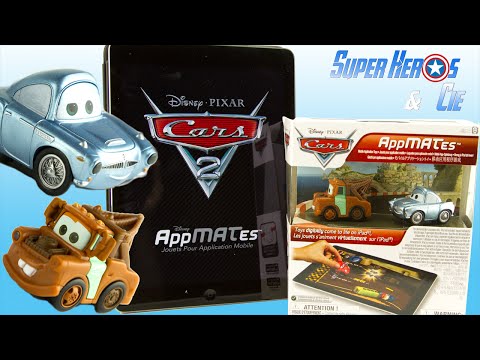 Disney Cars Figurines interactives Appmates iPad Gaming Martin Finn McMissile Tow Mater Review Video