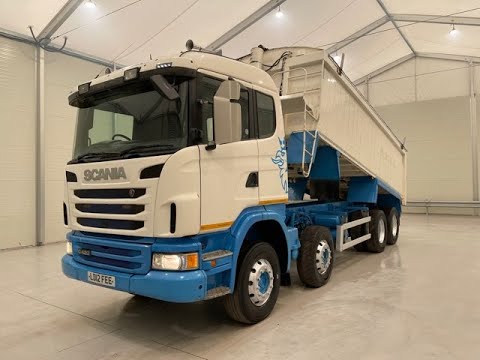 LD12 FEE  - Scania G420 8x4 PDE Sleeper Cab Tipper | Law Truck Centre UK